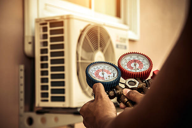 Professional Hvac technician working in Beaver, OK
